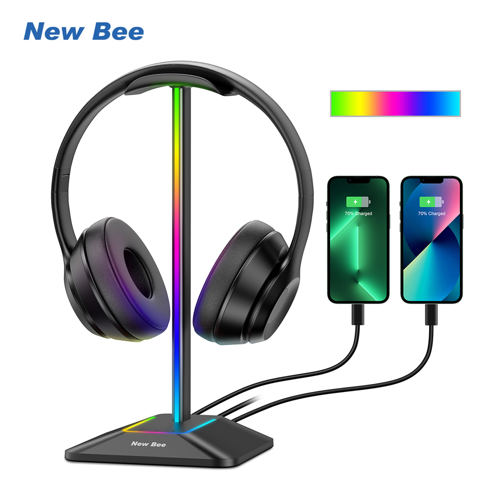 Venom Gaming Accessories - Bee Z8 RGB headphone pemegang berdiri