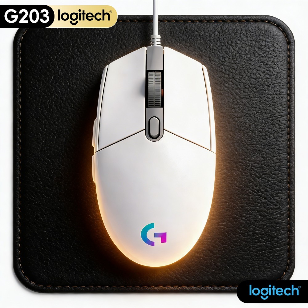 Logitech Mouse G203 - Logitech G203 Mouse Gaming Berkabel Sinyal
