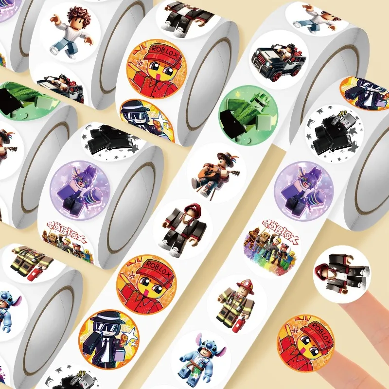 Gaming Accessories Roblox - 500pcs/set Stiker Avatar Robloxs Bergambar Karakter