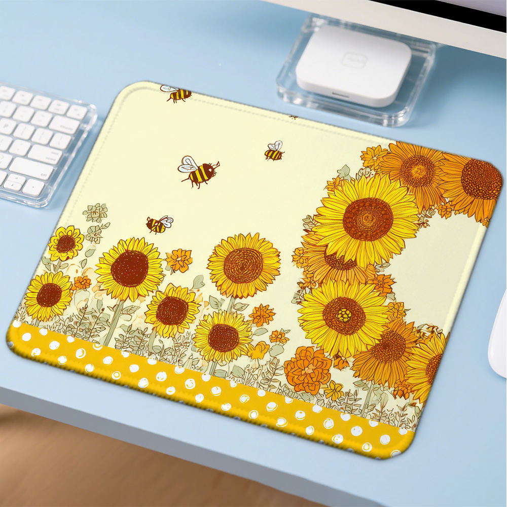 Gaming Accessories Companies - Mosepad Sun Flower Alas Komputer Aksesori