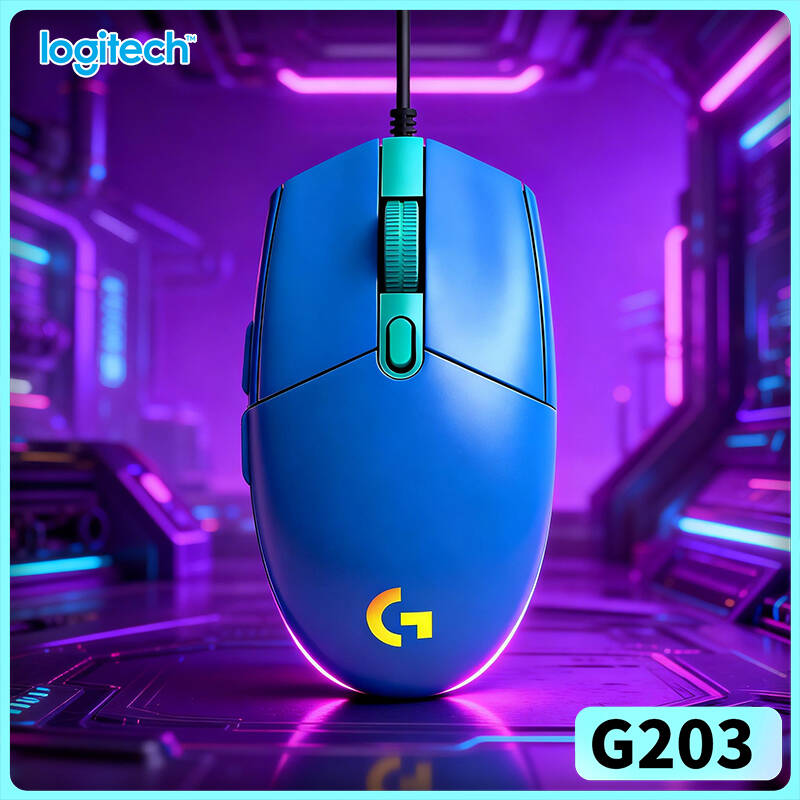 Logitech Mouse G203 - Mouse gaming berkabel Logitech G203 memberikan