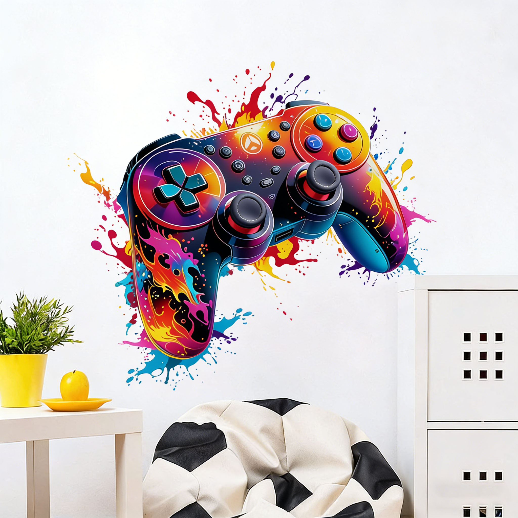 Stiker Dinding Pengontrol Game - Gaming Accessories Wallpaper ulasan dan harga