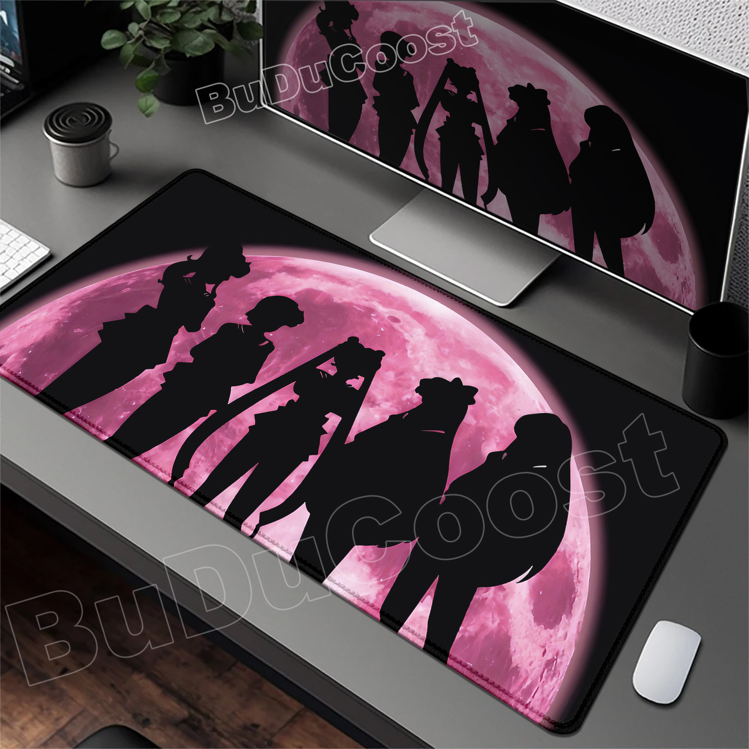 Alas Meja Merah Muda Cantik An - Gaming Accessories Pink ulasan dan harga