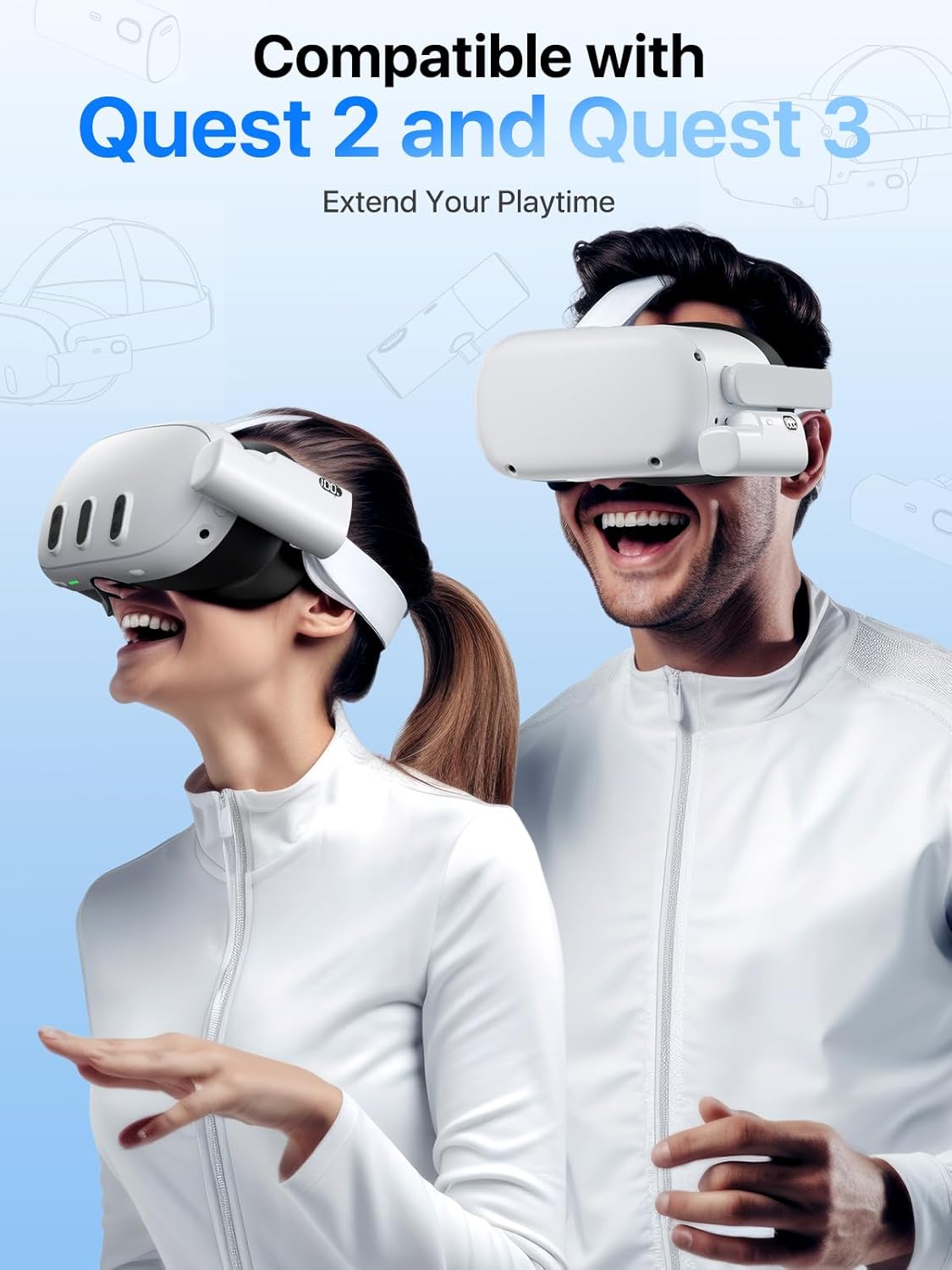 Paket Baterai untuk Meta Quest - Gaming Accessories Headset ulasan dan harga