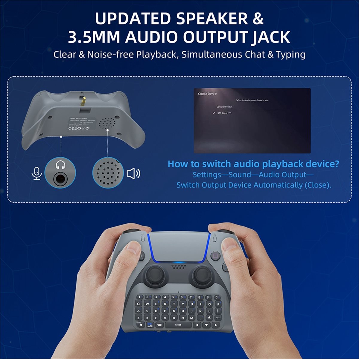 Goodidea 3.5Mm Keyboard Nirkab - Gaming Accessories Controller ulasan dan harga