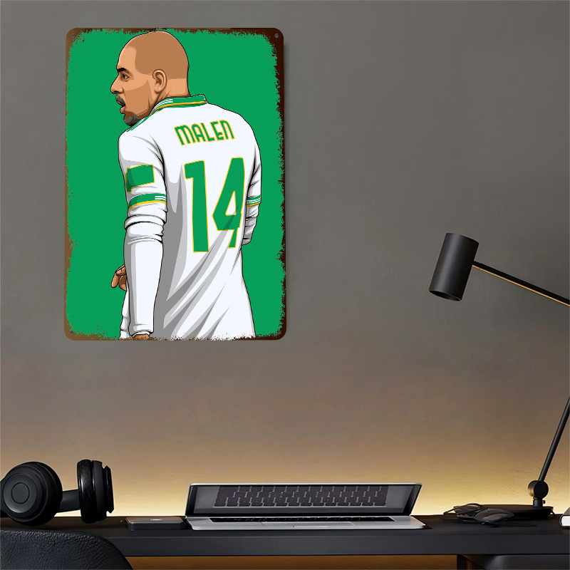 Donyell Malen Poster Logam Ber - Vintage Gaming Accessories ulasan dan harga