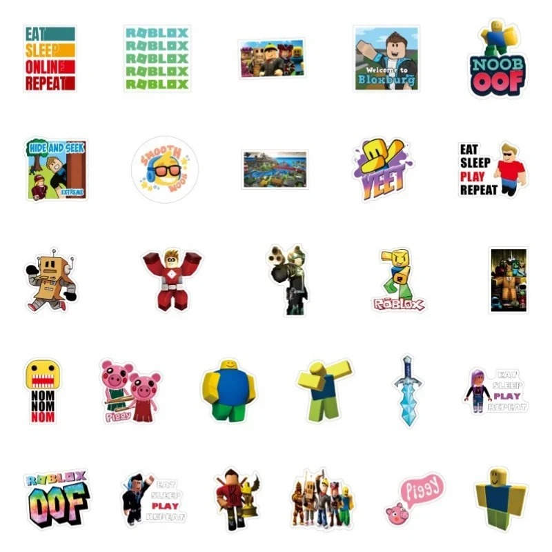 Paket Stiker Kartun Lucu Roblo - Gaming Accessories Roblox ulasan dan harga