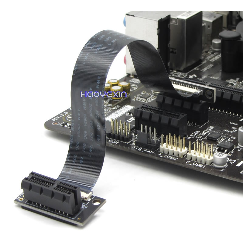 Pci-e 1X FPC Express Riser Eks - Pcie Extension Cable ulasan dan harga