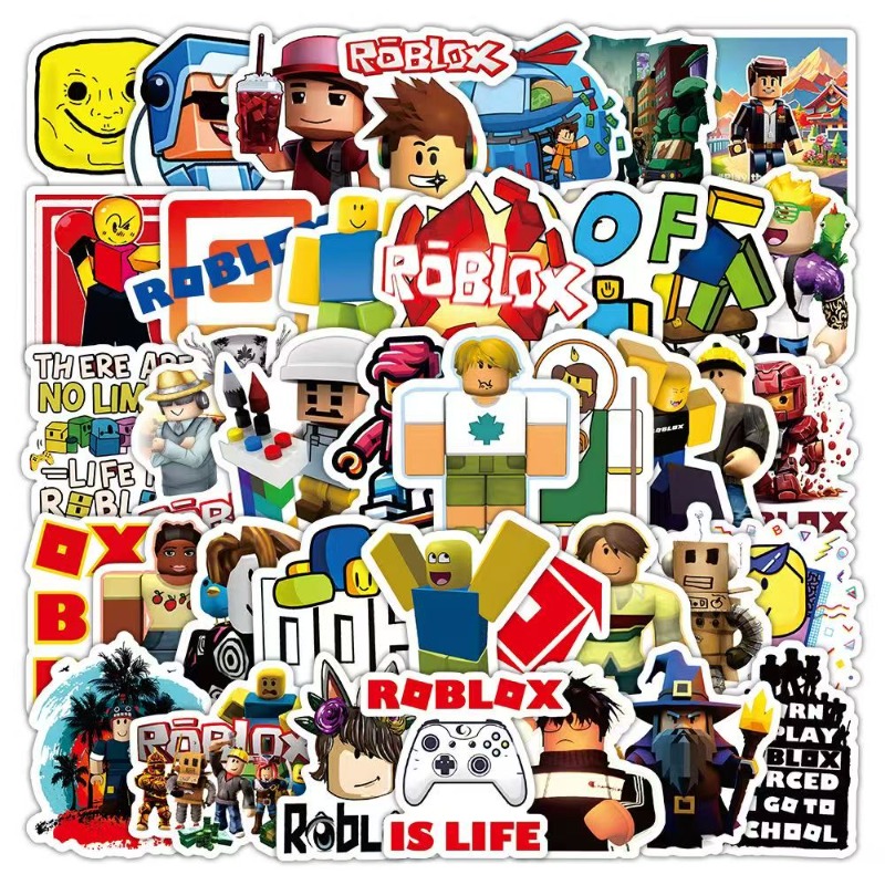 60 Buah/Set Stiker Periferal G - Gaming Accessories Roblox ulasan dan harga