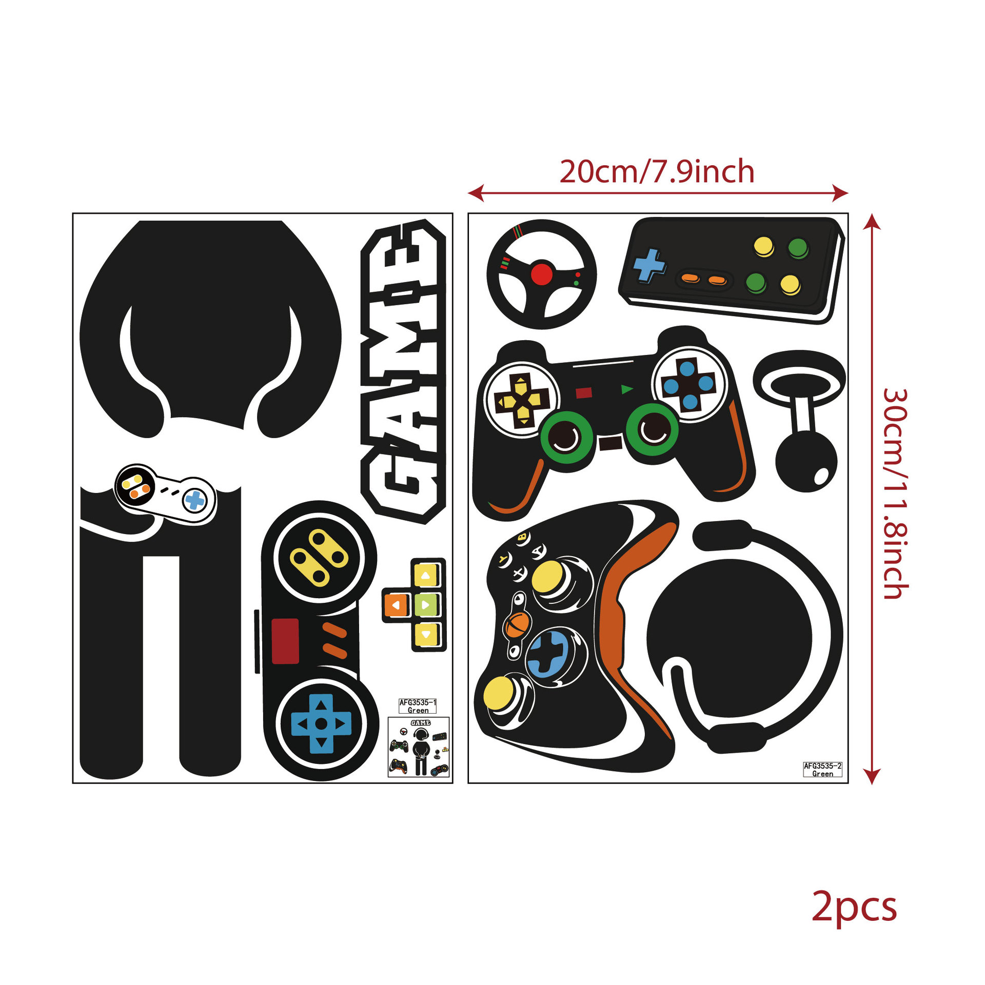 Stiker Dinding Bercahaya Game  - Gaming Accessories Wallpaper ulasan dan harga
