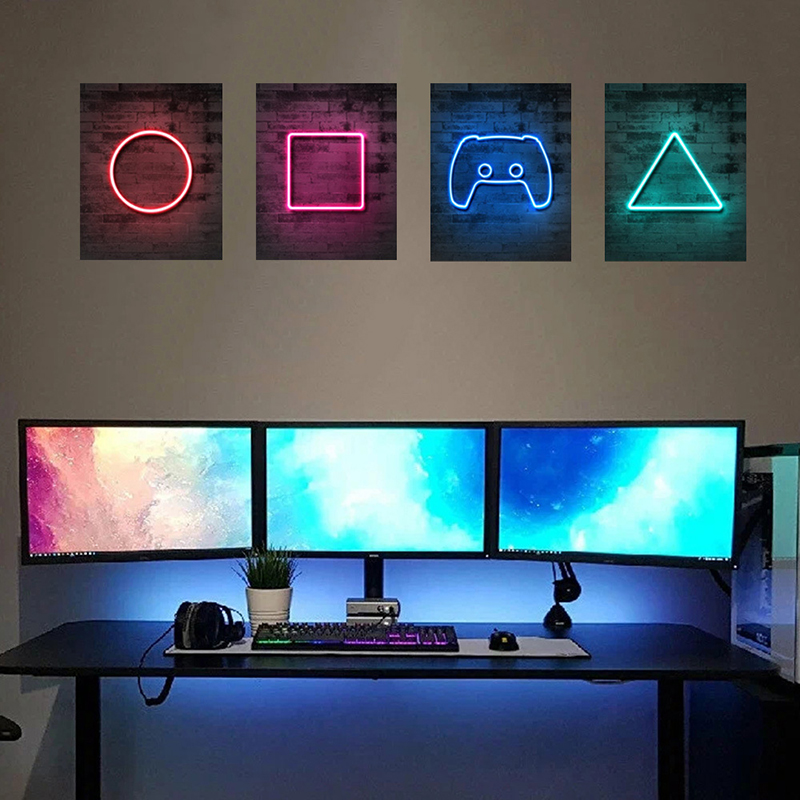 Stiker dinding dekorasi dindin - Gaming Accessories Wallpaper ulasan dan harga