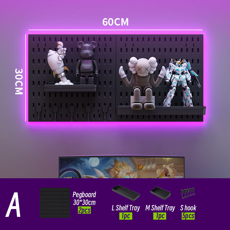 Set Organizer Dinding Pegboard - Gaming Accessories Wall Mount ulasan dan harga