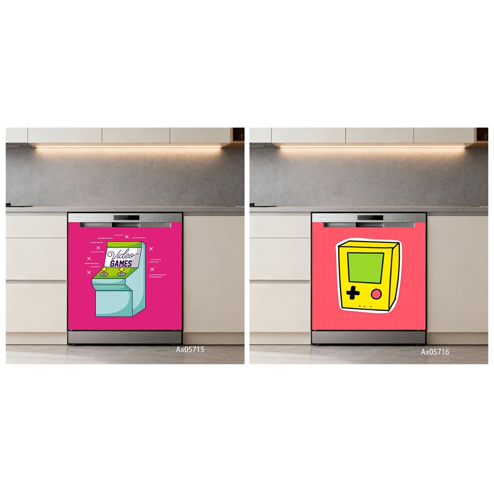 Stiker Pintu Mesin Cuci Piring - Gaming Accessories Wallpaper ulasan dan harga