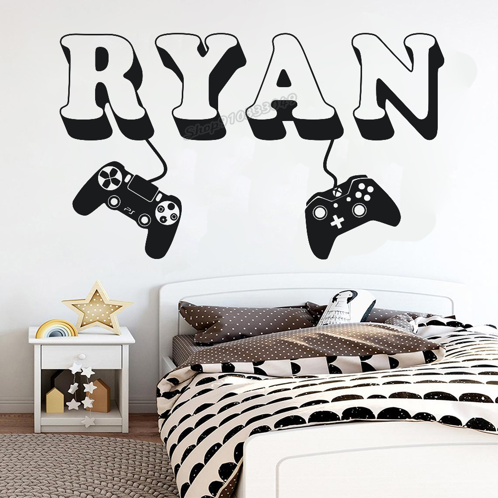 Gamer Stiker Dinding Nama Kust - Gaming Accessories Wallpaper ulasan dan harga