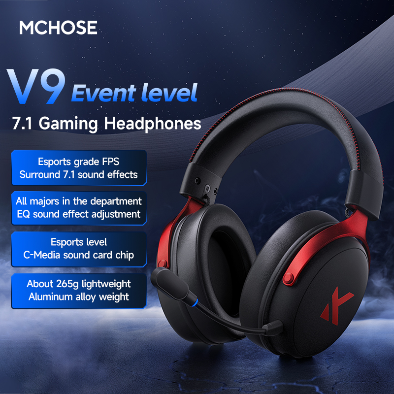 Headset MCHOSE V9 Pro 2 dengan - Venom Gaming Accessories ulasan dan harga