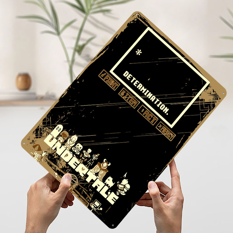 Poster Logam Undertale Seni Di - Vintage Gaming Accessories ulasan dan harga