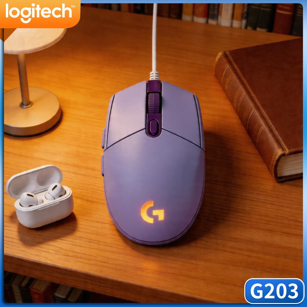 Logitech G203 Mouse Gaming Ber - Logitech Mouse G203 ulasan dan harga